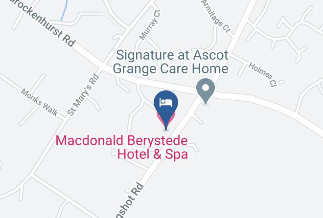Windsor And Maidenhead - Macdonald Berystede Hotel & Spa Maps