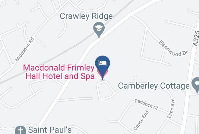 Surrey - Macdonald Frimley Hall Hotel And Spa Maps