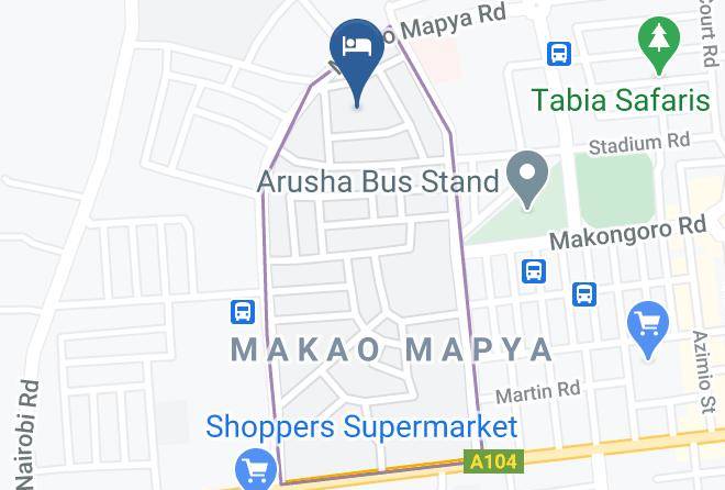 Arusha - Machame Luxury Hotels Maps