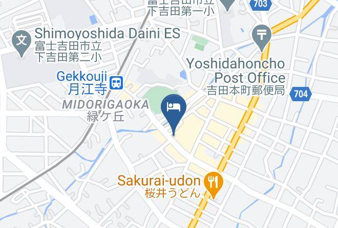 Fujiyoshida City - Machi No Hotel Maps