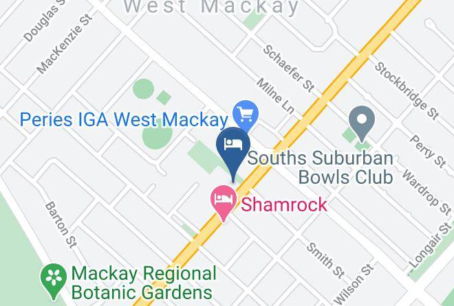 Mackay - Mackay Resort Motel Maps