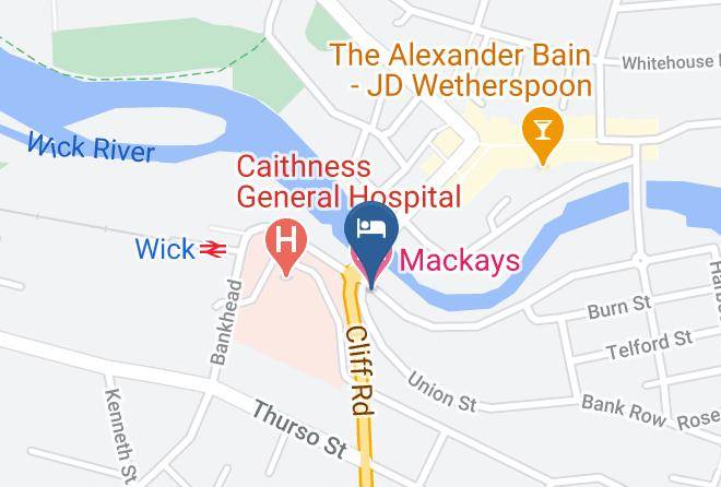 Highland - Mackays Hotel Wick Maps