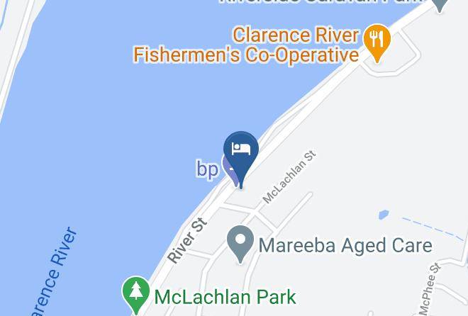 Maclean Riverside Caravan Park Map - New South Wales - Clarence Valley