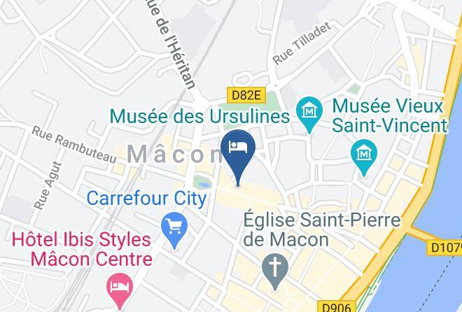 Saone Et Loire - Macon Gare Centre Ville Cosy Wifi Maps