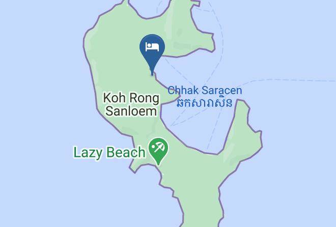 Preah Sihaknuk Town - Mad Monkey Backpackers Resort Koh Rong Samloem Maps