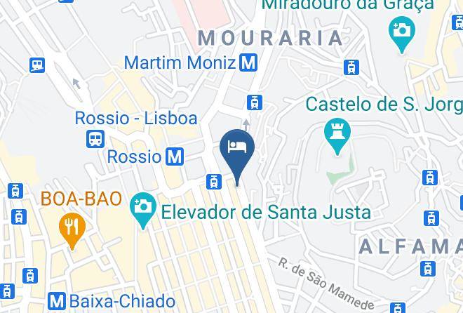Lisbon - Madalena By The Beautique Hotels Maps