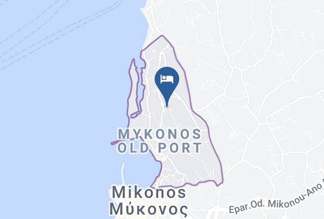 Mykonos - Madalena Hotel Maps
