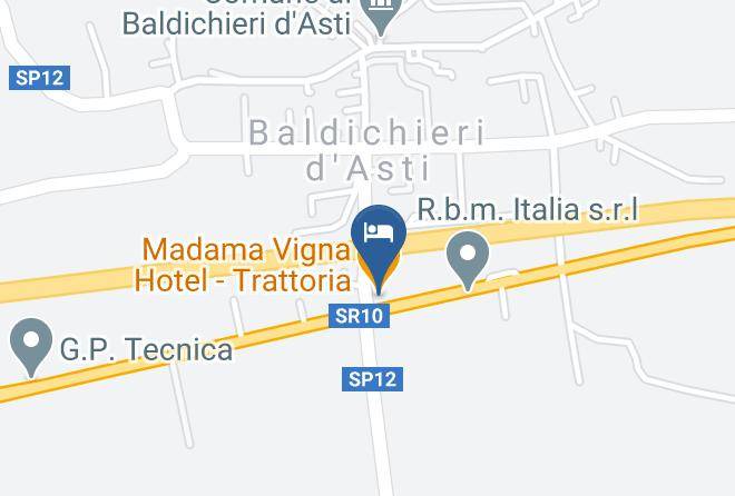 Asti - Madama Vigna Hotel Trattoria Maps