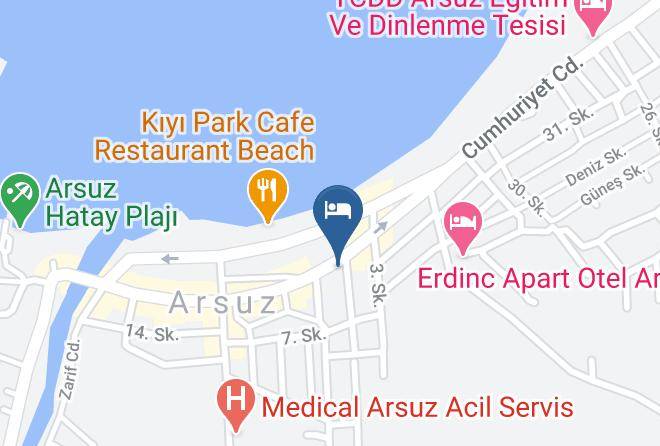 Arsuz - Madame Fijen Boutique Hotel Maps