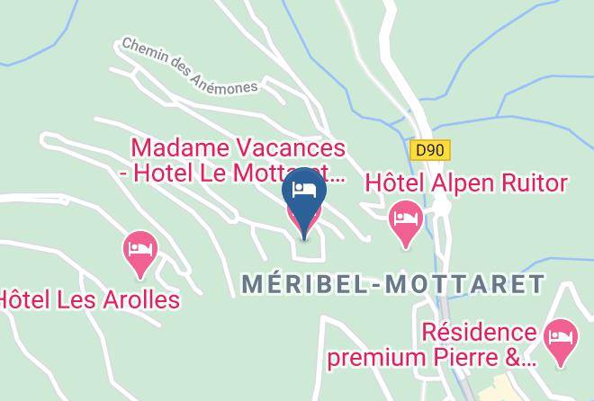 Savoie - Madame Vacances Hotel Le Mottaret Meribel Maps