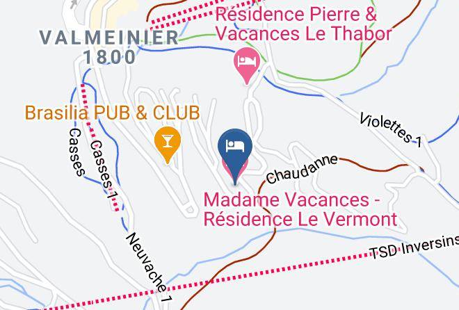 Savoie - Madame Vacances Residence Le Vermont Maps