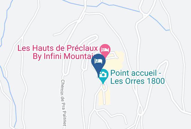Hautes Alpes - Madame Vacances Residence Les Balcons Des Airelles Maps