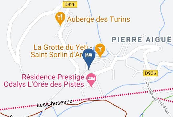 Savoie - Madame Vacances Residence Les Fermes De Saint Sorlin Maps