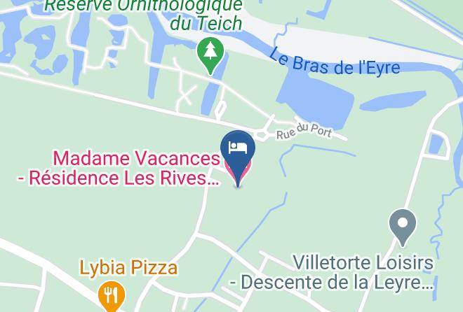 Madame Vacances Residence Les Rives Marines Map