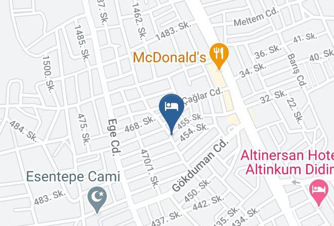 Didim - Madana Aile Pansiyonu Maps