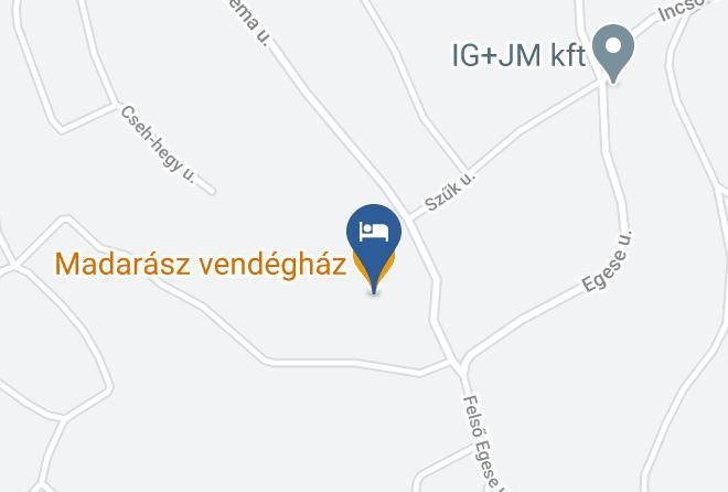 Nyul - Madarasz Vendeghaz Maps