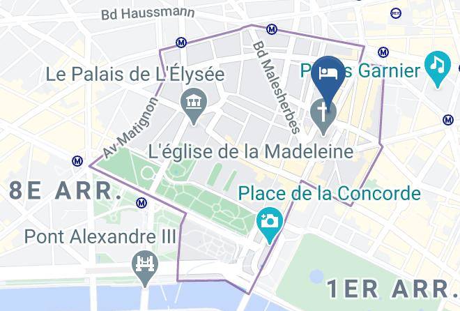 Paris - Hotel Madeleine Plaza Maps
