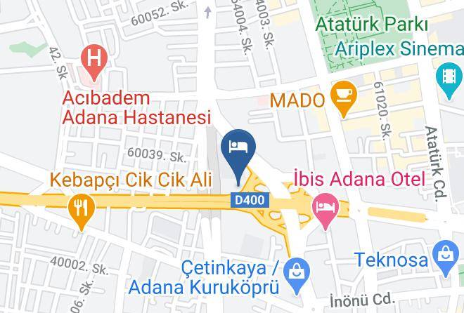 Seyhan - Madi Otel Adana Maps