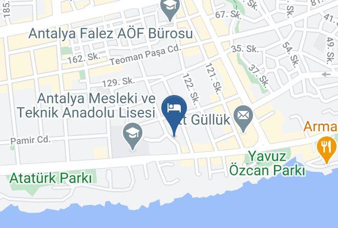 Antalya Madi Hotel Map