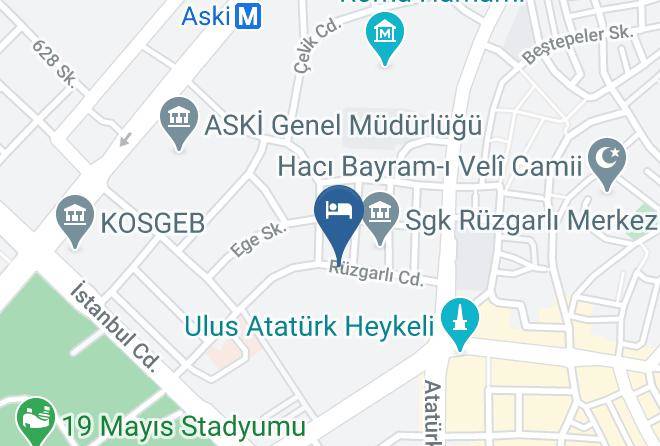 Altindag - Madi Otel Maps