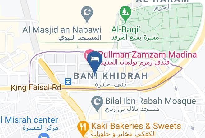 Medina - Anwar Al Madinah Movenpick Maps