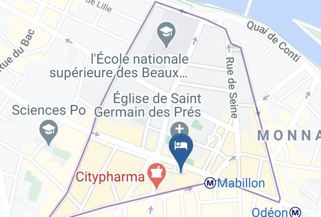 Paris - Hotel Madison Maps