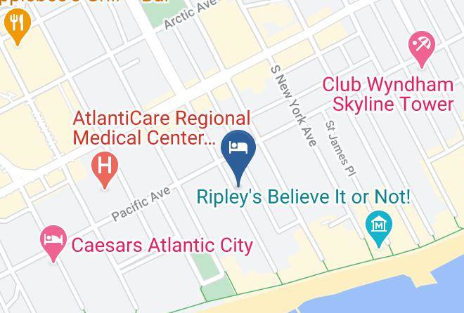 Atlantic - Madison Hotel Boardwalk Atlantic City Maps