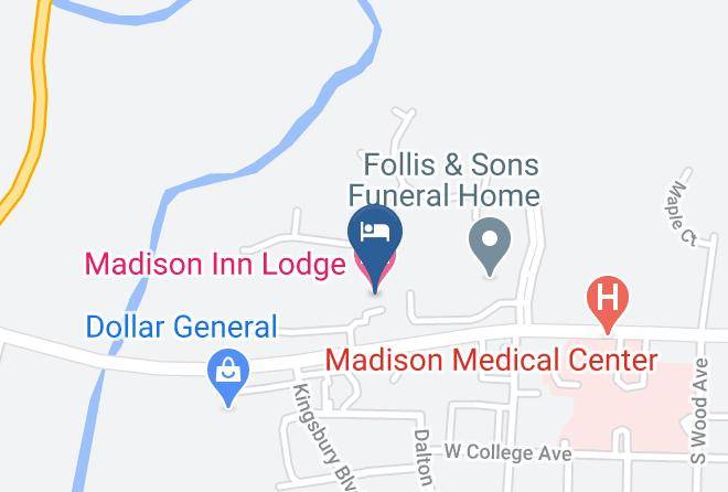 Madison - Madison Inn Lodge Maps
