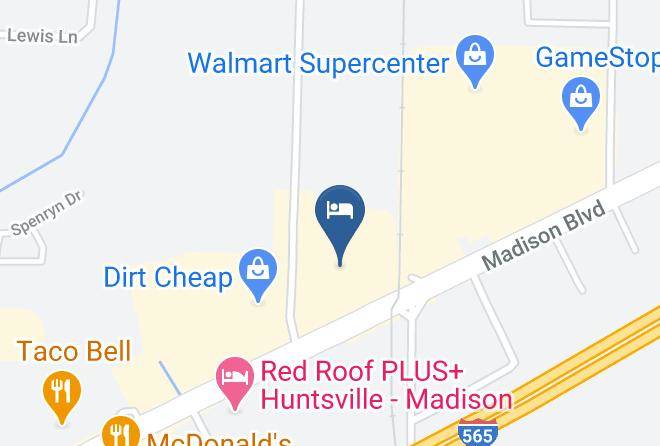 Madison Inn & Suites Map