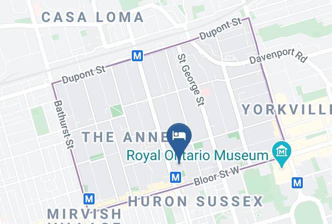 Toronto - Madison Manor Boutique Hotel Maps