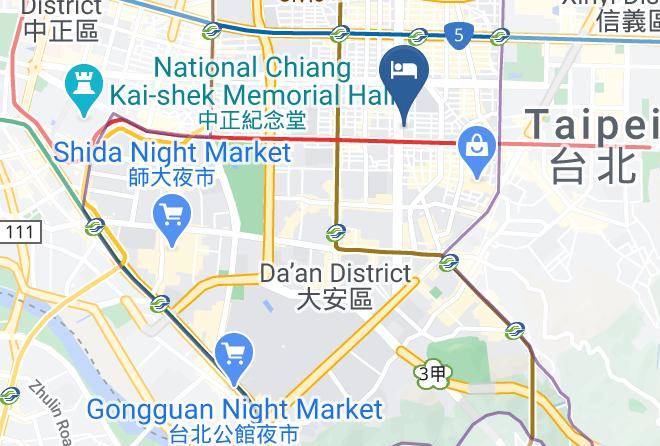 Da An District - Madison Taipei Hotel Maps