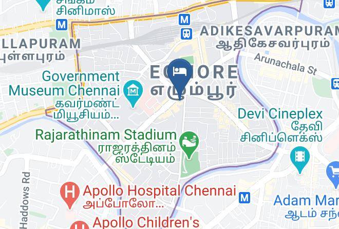 Chennai - Madras Hotel Ashoka Maps