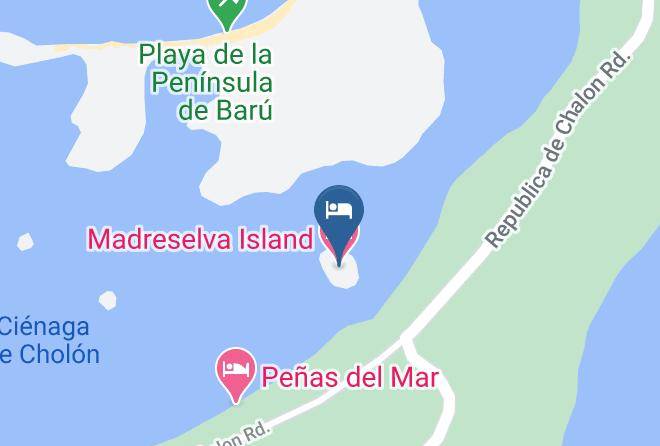 Madreselva Island Map