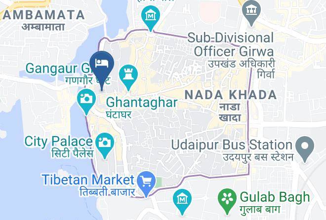 Udaipur - Madri Haveli Maps
