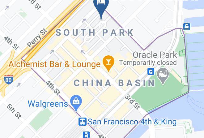 San Francisco - Madrid Hotel Maps