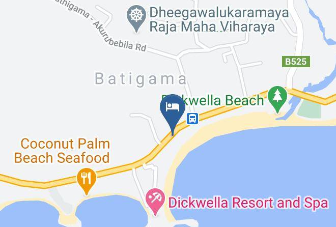 Madu Friendly Beach Hotel Map
