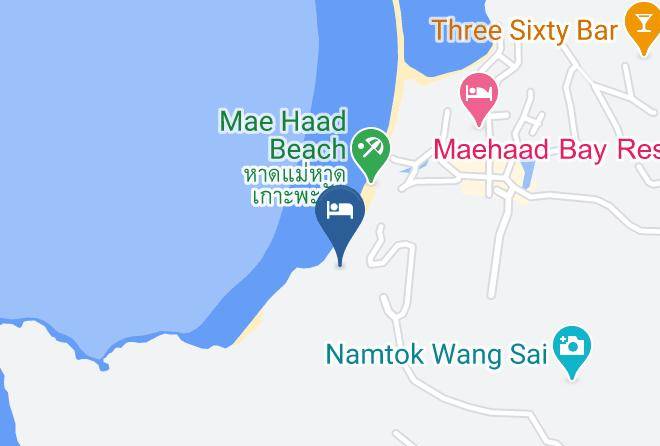 Amphoe Ko Pha Ngan - Mae Haad Cove Bungalows Bar&restaurant Maps