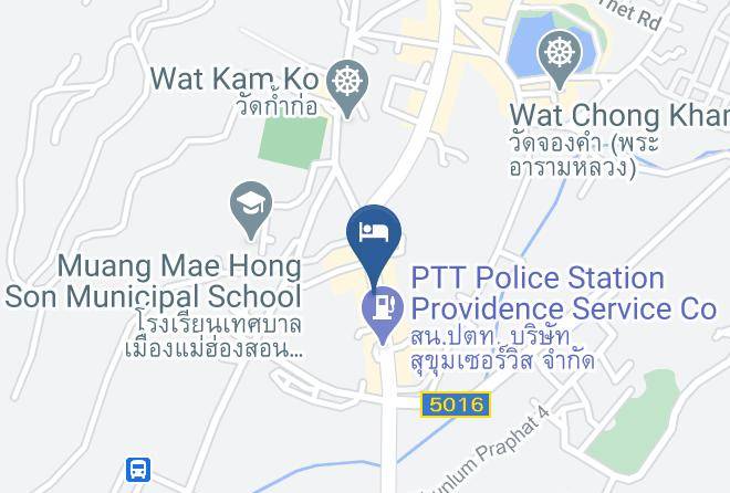 Amphoe Mueang Mae Hong Son - Mae Hong Son Mountain Inn & Resort Maps