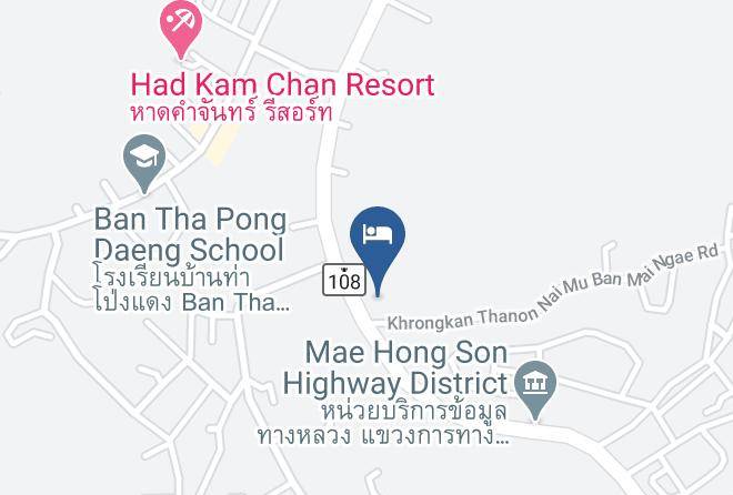 Mae Hong Son Riverside Map