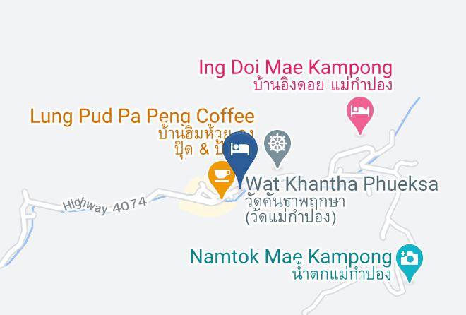 Amphoe Mae On - Mae Kampong Huen Moun Kaew Maps
