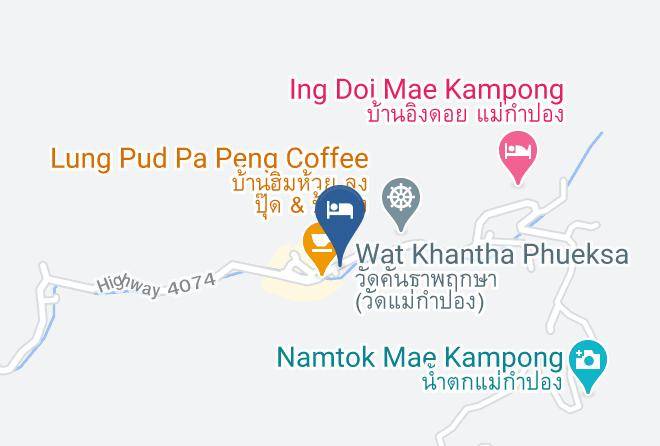 Amphoe Mae On - Mae Kum Pong Kid Teng Maps