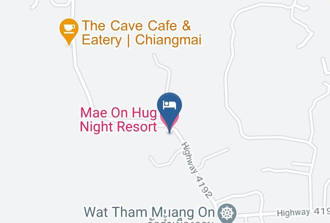 Amphoe Mae On - Mae On Hug Night Resort Maps