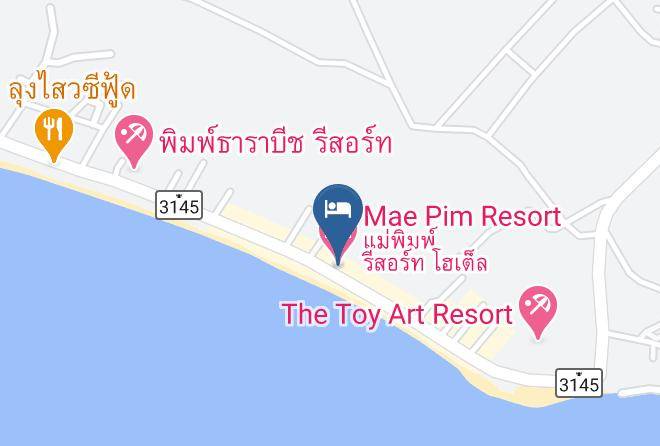 Amphoe Klaeng - Mae Pim Resort Hotel Maps