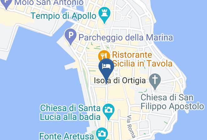Maeco Ortigia B&b Ortigia Siracusa Map