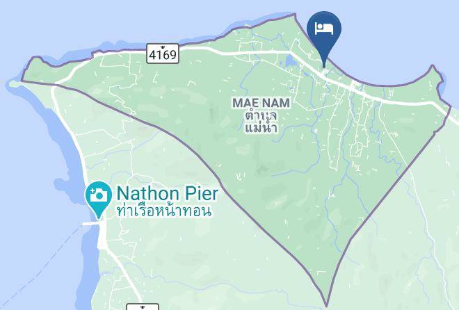 Maenam Bay Resort Map