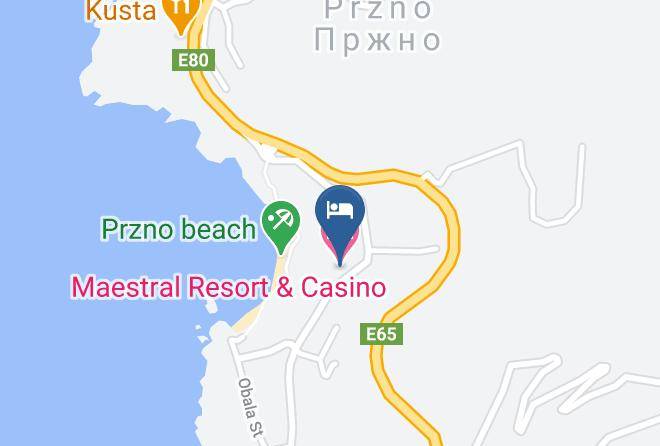 Budva - Maestral Resort & Casino Maps