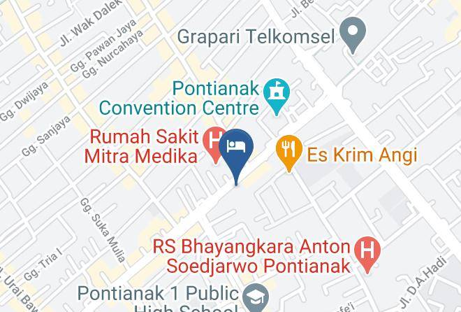Kota Pontianak - Maestro Hotel Maps