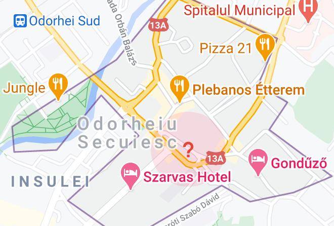 Odorheiu Secuiesc - Maestro Panzio Maps
