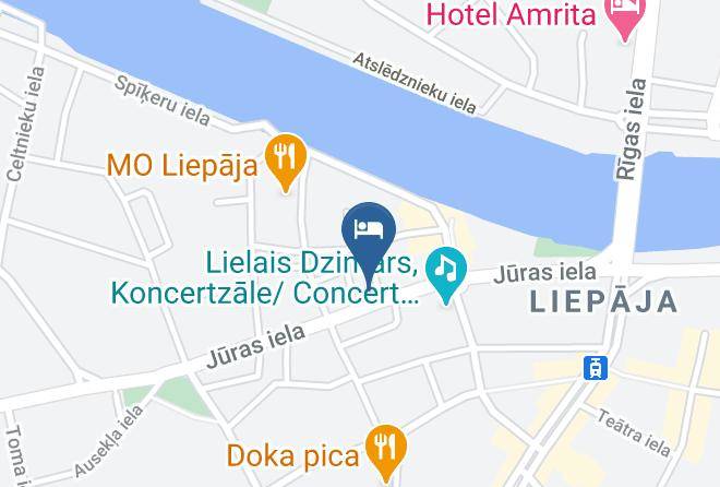 Liepaja - Maestro Restaurant Maps