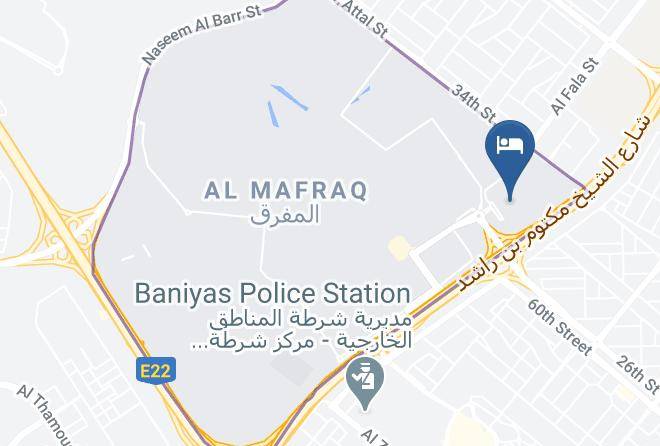 Abu Dhabi - Millennium Central Mafraq Hotel Maps